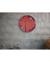 Wooden Wall Decor Plate - Orange Wooden Wall Decor Plate - Orange